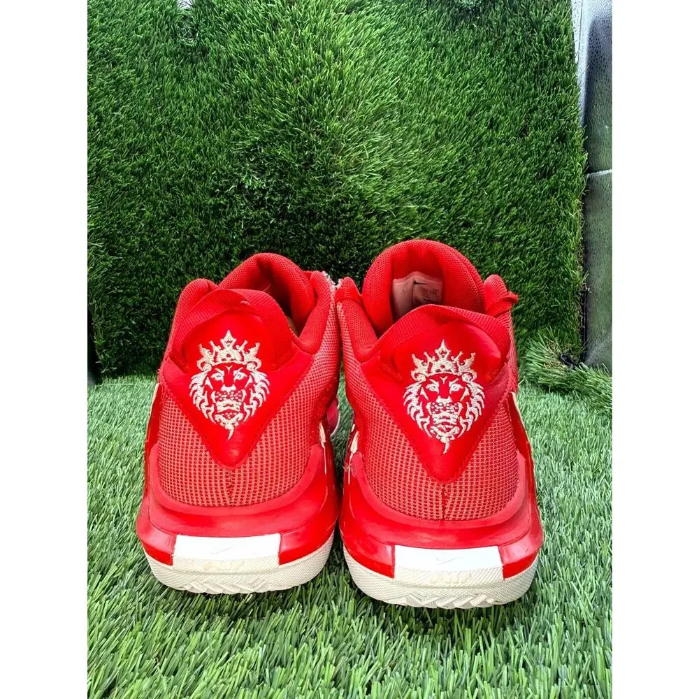 Nike LeBron Witness 7 TB DZ3299-600 Athletic Sneaker Men's 7.5 Red Mesh Sports